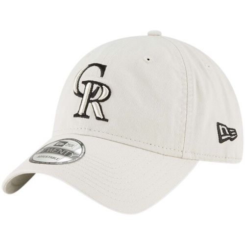  Men's Colorado Rockies New Era Tan Core Classic Twill 9TWENTY Adjustable Hat