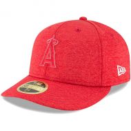 Men's Los Angeles Angels New Era Red 2018 Clubhouse Collection Low Profile 59FIFTY Fitted Hat