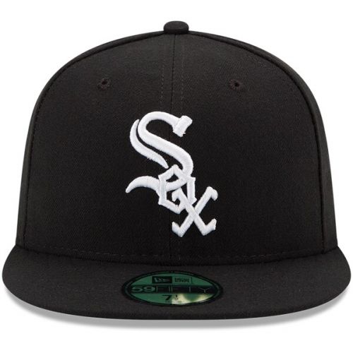  Youth Chicago White Sox New Era Black Authentic Collection On-Field Game 59FIFTY Fitted Hat