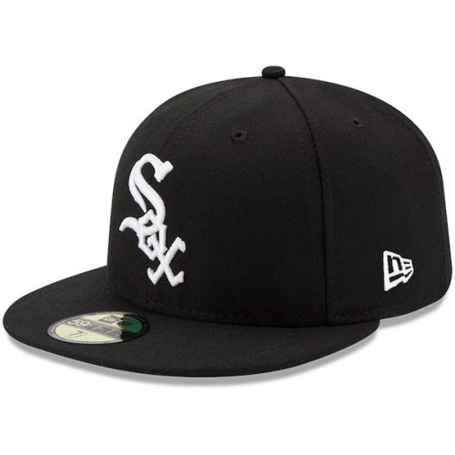  Youth Chicago White Sox New Era Black Authentic Collection On-Field Game 59FIFTY Fitted Hat