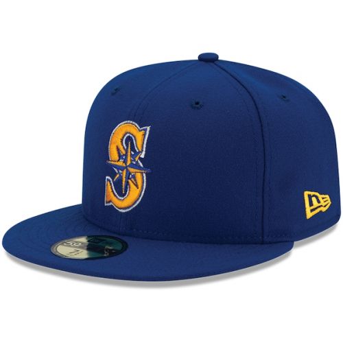  Youth Seattle Mariners New Era Royal Authentic Collection On-Field Alternate 2 59FIFTY Fitted Hat