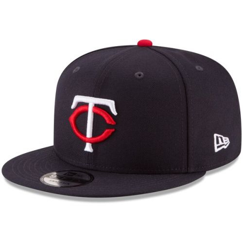  Men's Minnesota Twins New Era Navy Team Color 9FIFTY Adjustable Hat