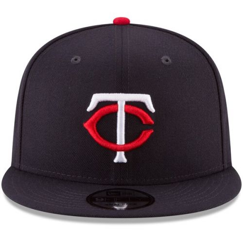  Men's Minnesota Twins New Era Navy Team Color 9FIFTY Adjustable Hat