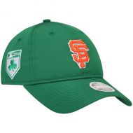 Women's San Francisco Giants New Era Green 2018 St. Patrick's Day Prolight 9TWENTY Adjustable Hat