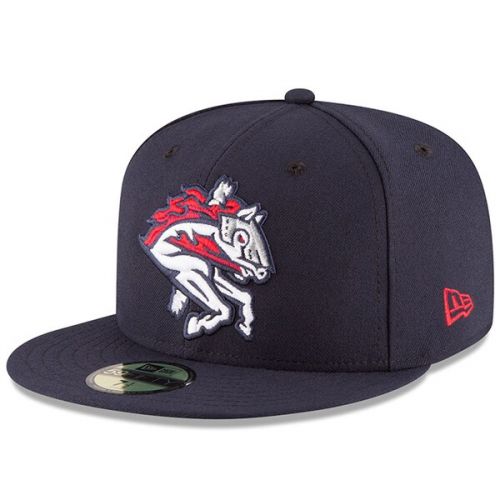  Men's Binghamton Rumble Ponies New Era Navy Home Authentic Collection On-Field 59FIFTY Fitted Hat