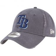 Men's Tampa Bay Rays New Era Gray Rip Right 9TWENTY Adjustable Hat