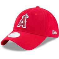 Women's Los Angeles Angels New Era Red Team Glisten 9TWENTY Adjustable Hat