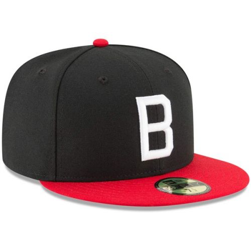  Men's Birmingham Barons New Era Black Alternate 2 Authentic Collection On-Field 59FIFTY Fitted Hat