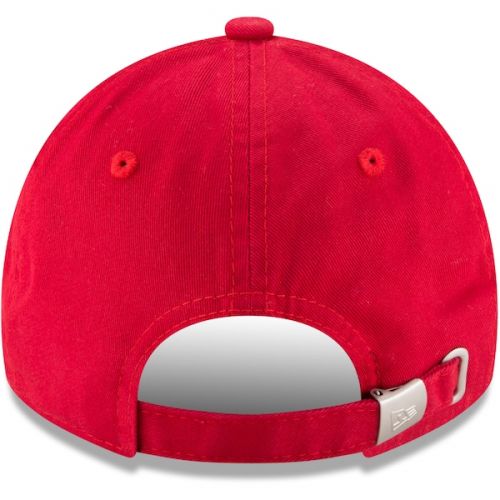  Women's Philadelphia Phillies New Era Red Team Glisten 9TWENTY Adjustable Hat