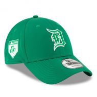 Men's Detroit Tigers New Era Green 2018 St. Patrick's Day Prolight 9FORTY Adjustable Hat