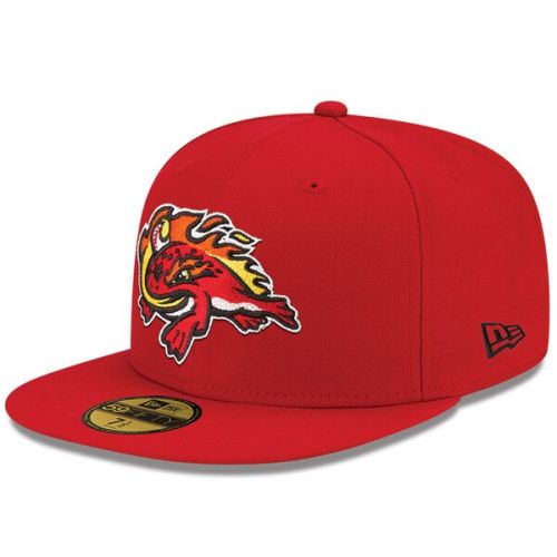  Men's Florida Fire Frogs New Era Red Home Authentic Collection On-Field 59FIFTY Fitted Hat