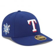 Men's Texas Rangers New Era Blue 2018 Jackie Robinson Day Low Profile 59FIFTY Fitted Hat