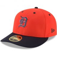 Men's Detroit Tigers New Era Orange On-field Prolight Batting Practice Low Profile 59FIFTY Fitted Hat
