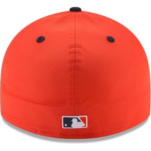  Men's Detroit Tigers New Era Orange On-field Prolight Batting Practice Low Profile 59FIFTY Fitted Hat