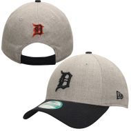 Men's Detroit Tigers New Era Heather Gray Heathered 9FORTY Adjustable Hat