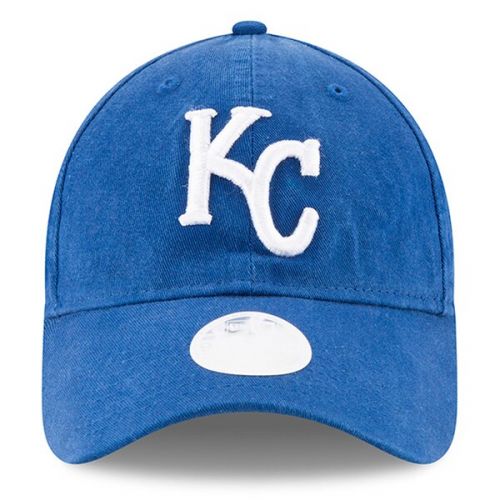  Woman's Kansas City Royals New Era Royal Preferred Pick 9TWENTY Adjustable Hat