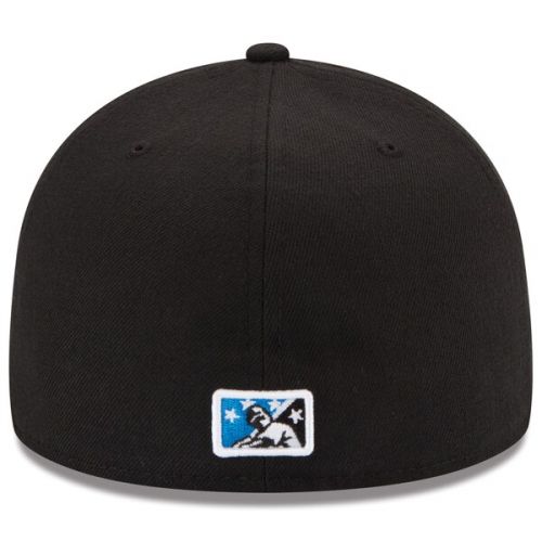  Men's Jupiter Hammerheads New Era Black Authentic Home 59FIFTY Fitted Hat