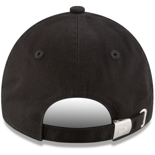  Women's San Francisco Giants New Era Black Team Glisten 9TWENTY Adjustable Hat