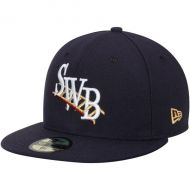 Men's Scranton Wilkes-Barre RailRiders New Era Navy Alternate Authentic Collection 59FIFTY Fitted Hat