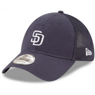 Men's San Diego Padres New Era Navy Team Precision 39THIRTY Flex Hat