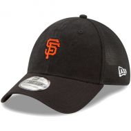 Men's San Francisco Giants New Era Black Team Precision 39THIRTY Flex Hat