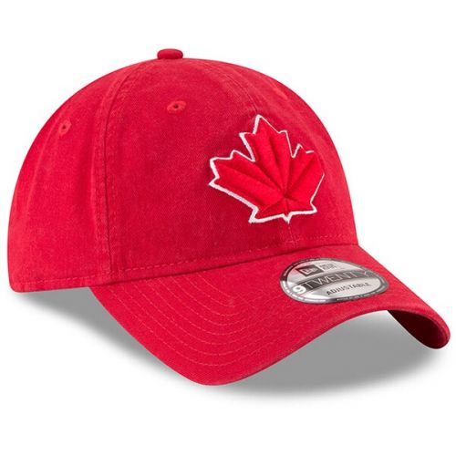 Men's Toronto Blue Jays New Era Red Alternate 2 Replica Core Classic 9TWENTY Adjustable Hat