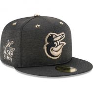 Men's Baltimore Orioles New Era Heathered Black 2017 MLB All-Star Game Side Patch 59FIFTY Fitted Hat