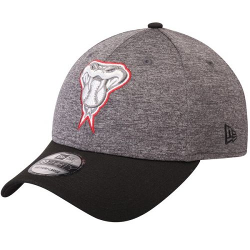  Men's Arizona Diamondbacks New Era Heathered GrayBlack 39THIRTY Shadow Tech Color Pop Flex Hat