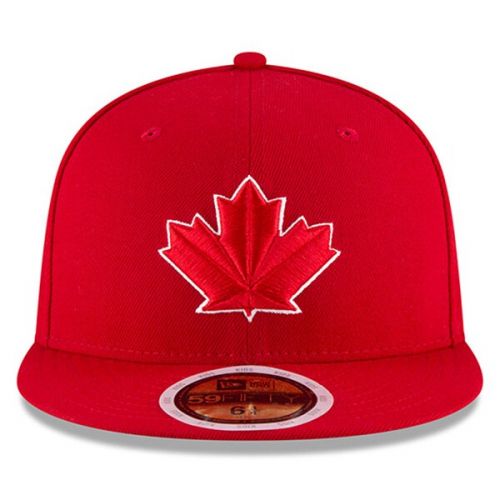  Youth Toronto Blue Jays New Era Red Authentic Collection On-Field Alternate 2 59FIFTY Fitted Hat