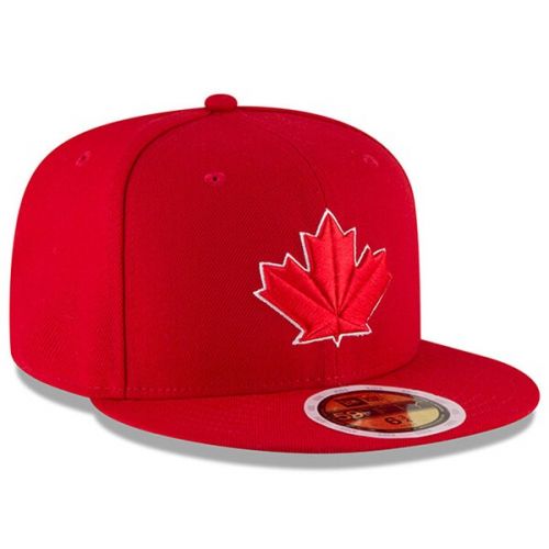  Youth Toronto Blue Jays New Era Red Authentic Collection On-Field Alternate 2 59FIFTY Fitted Hat