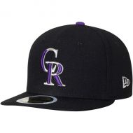 Youth Colorado Rockies New Era Black Authentic Collection On-Field Game 59FIFTY Fitted Hat