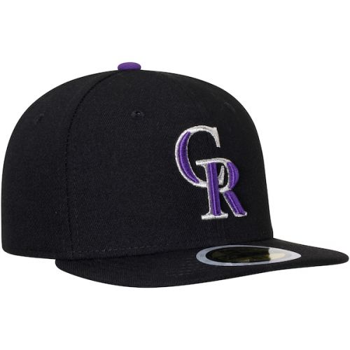  Youth Colorado Rockies New Era Black Authentic Collection On-Field Game 59FIFTY Fitted Hat