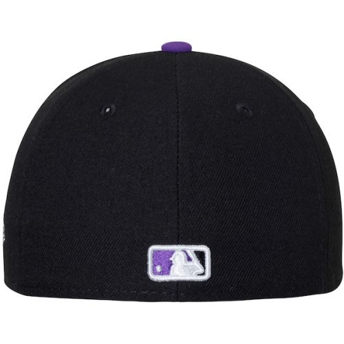  Youth Colorado Rockies New Era Black Authentic Collection On-Field Game 59FIFTY Fitted Hat