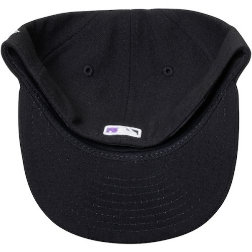  Youth Colorado Rockies New Era Black Authentic Collection On-Field Game 59FIFTY Fitted Hat