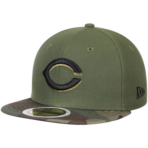  Youth Cincinnati Reds New Era Green Authentic Collection On-Field 59FIFTY Fitted Hat