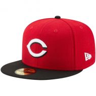 Youth Cincinnati Reds New Era RedBlack Authentic Collection On-Field Road 59FIFTY Fitted Hat