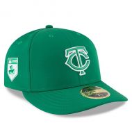 Men's Minnesota Twins New Era Green 2018 St. Patrick's Day Prolight Low Profile 59FIFTY Fitted Hat