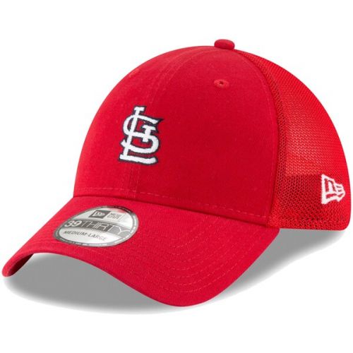  Men's St. Louis Cardinals New Era Red Team Precision 39THIRTY Flex Hat