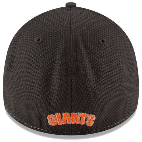  Men's San Francisco Giants New Era GraphiteBlack Shadow Faded 39THIRTY Flex Hat