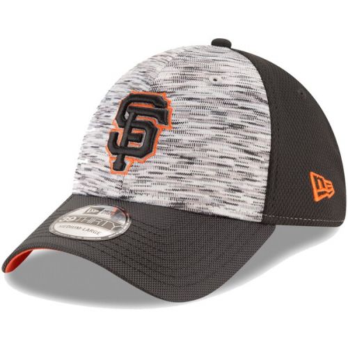  Men's San Francisco Giants New Era GraphiteBlack Shadow Faded 39THIRTY Flex Hat