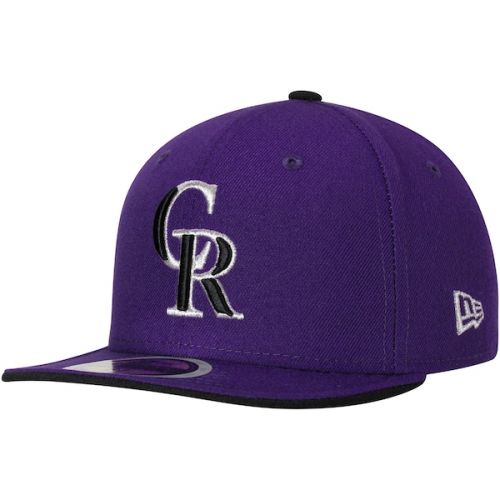  Youth Colorado Rockies New Era Purple Authentic Collection On-Field Alternate 2 59FIFTY Fitted Hat