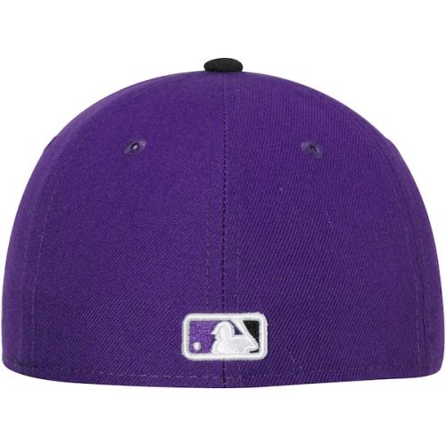  Youth Colorado Rockies New Era Purple Authentic Collection On-Field Alternate 2 59FIFTY Fitted Hat