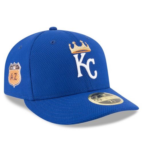  Men's Kansas City Royals New Era Royal 2017 Spring Training Diamond Era Low Profile 59FIFTY Fitted Hat