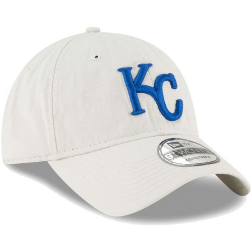  Men's Kansas City Royals New Era Tan Core Classic Twill 9TWENTY Adjustable Hat