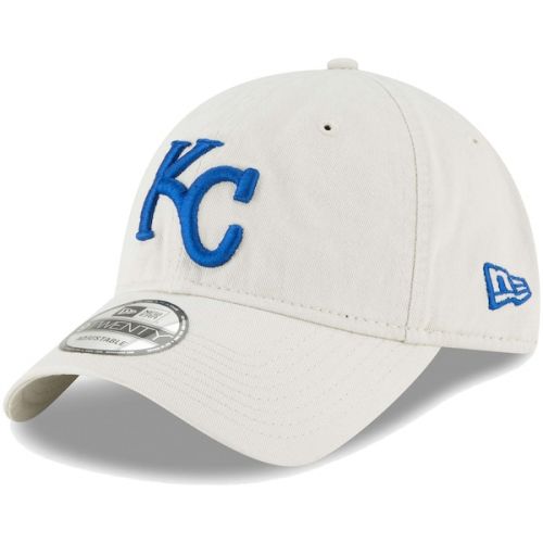  Men's Kansas City Royals New Era Tan Core Classic Twill 9TWENTY Adjustable Hat