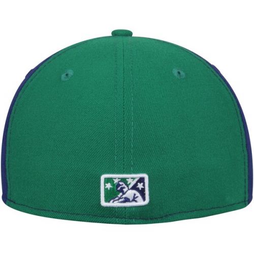  Men's Hartford Yard Goats New Era WhiteNavy Authentic Collection On-Field 59FIFTY Fitted Hat