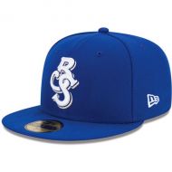 Men's Biloxi Shuckers New Era Royal Authentic Collection On Field 59FIFTY Fitted Hat