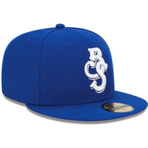  Men's Biloxi Shuckers New Era Royal Authentic Collection On Field 59FIFTY Fitted Hat