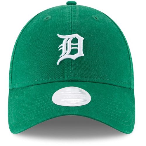  Women's Detroit Tigers New Era Green Core Classic Twill St. Patrick's Day 9TWENTY Adjustable Hat