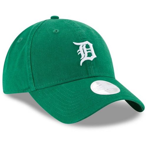  Women's Detroit Tigers New Era Green Core Classic Twill St. Patrick's Day 9TWENTY Adjustable Hat